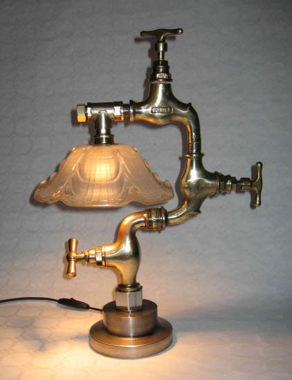 Lampe robinets lumineux